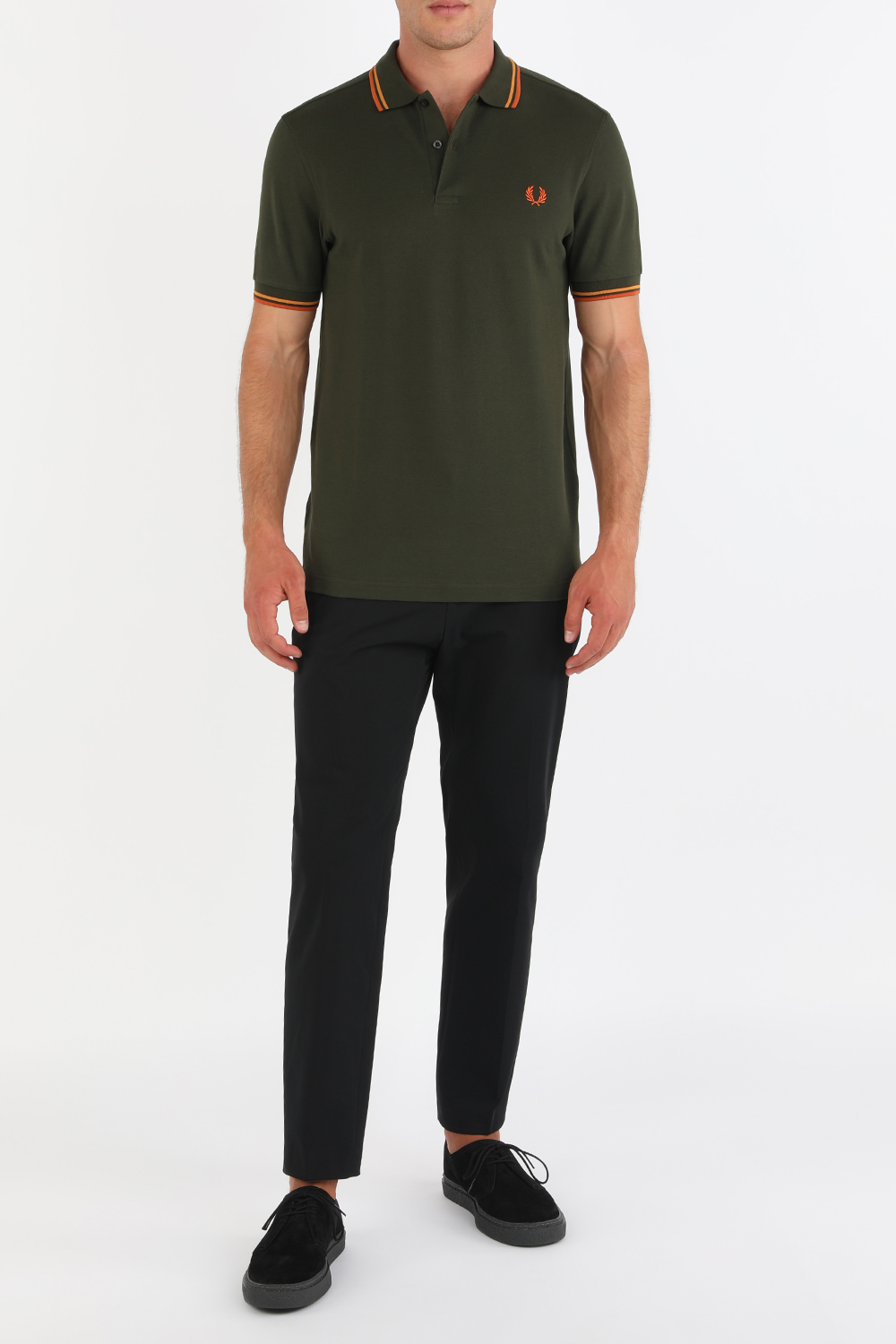 תמונת כל הלוק של Classic Polo Shirt in Green